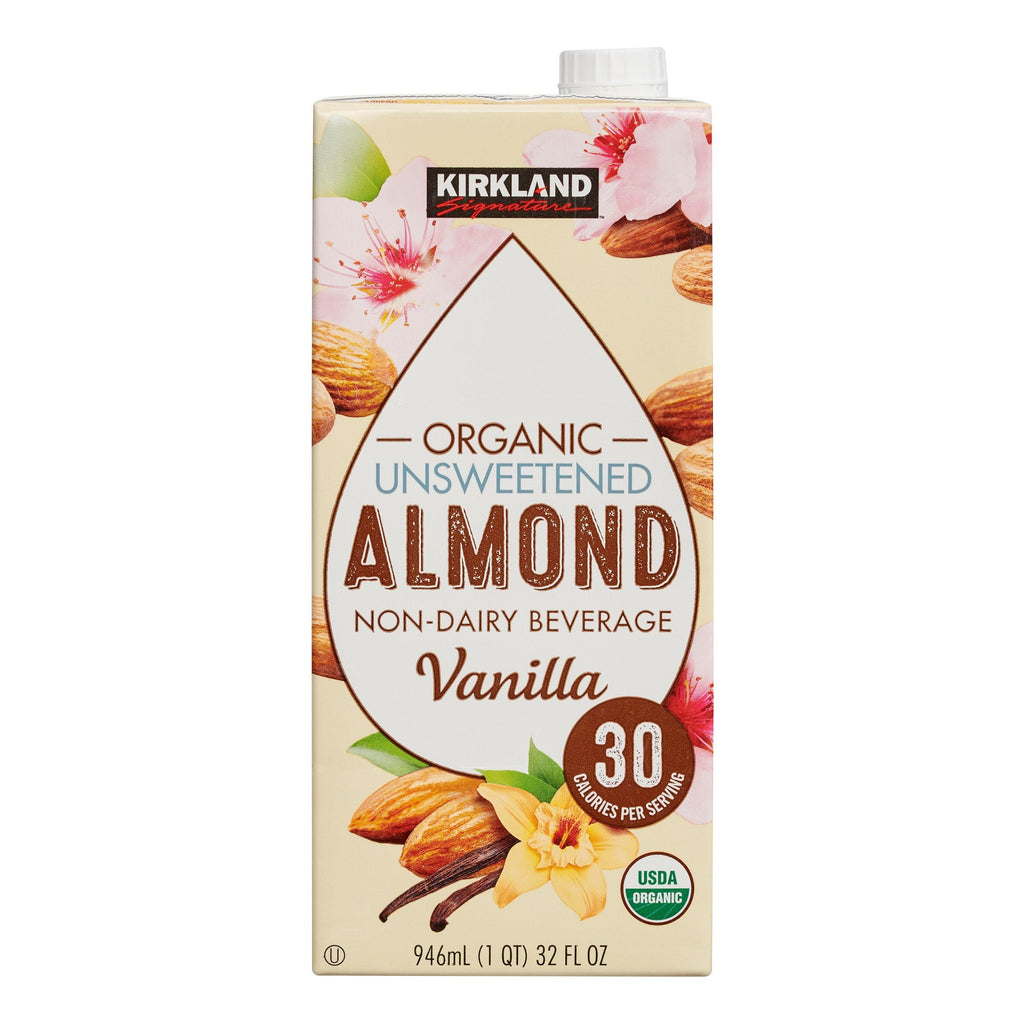 Organic Almond Beverage, Vanilla, 32 fl oz, 6-Count