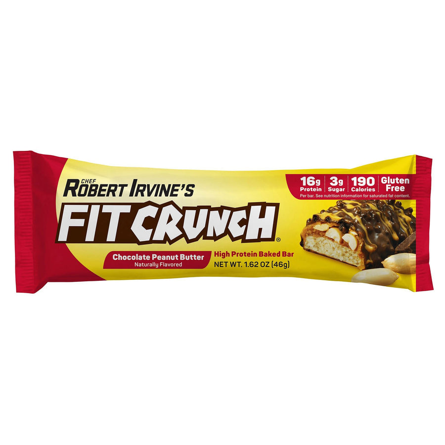 FITCRUNCH Chocolate Peanut Butter Protein Bar, 1.62 oz