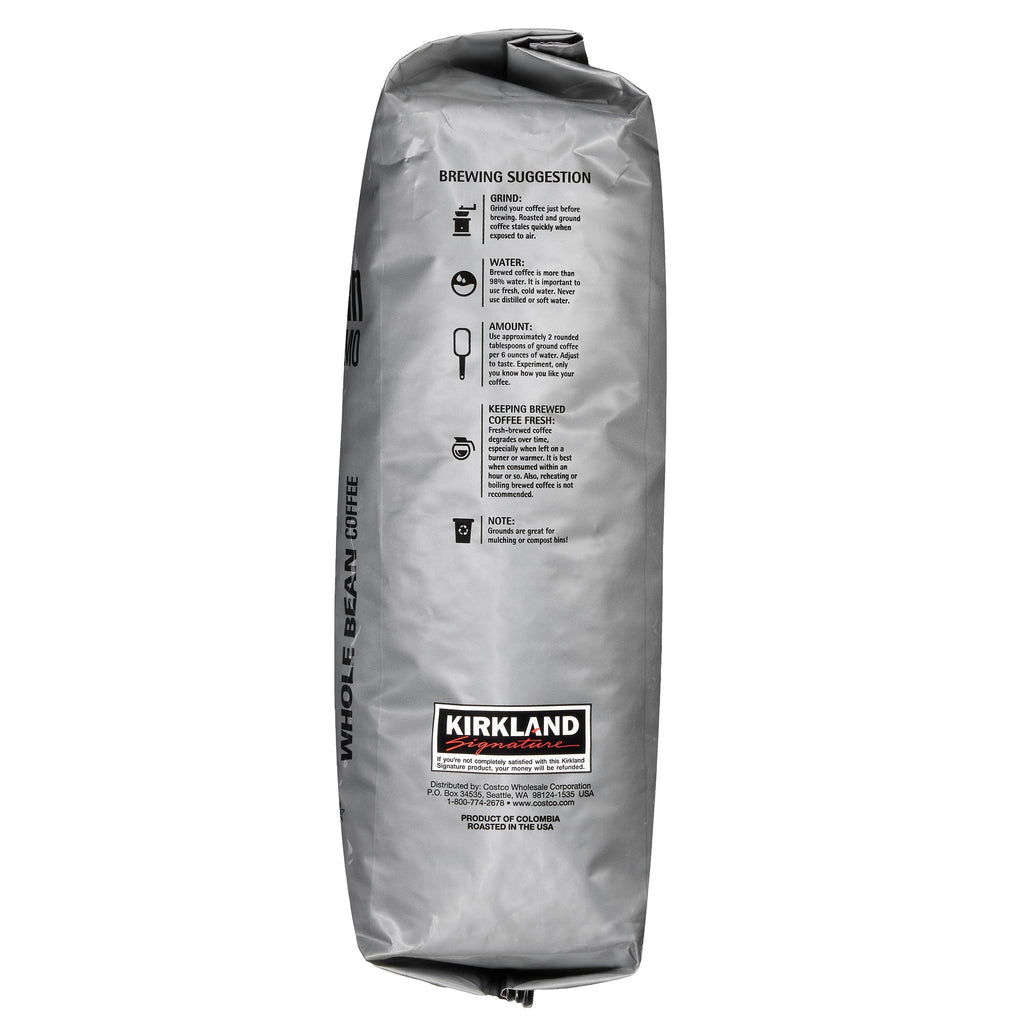 Colombian Supremo Coffee, Whole Bean, 3 lbs