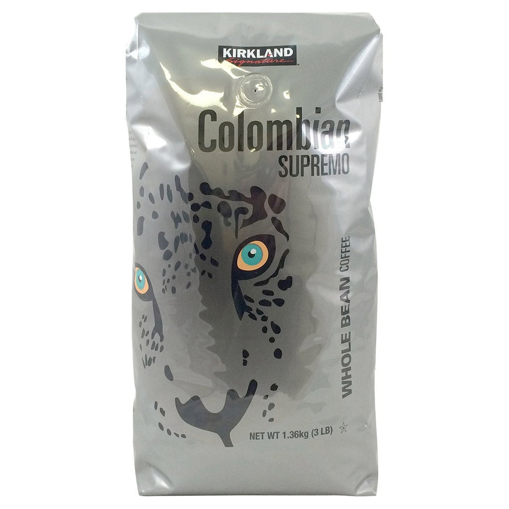 Colombian Supremo Coffee, Whole Bean, 3 lbs