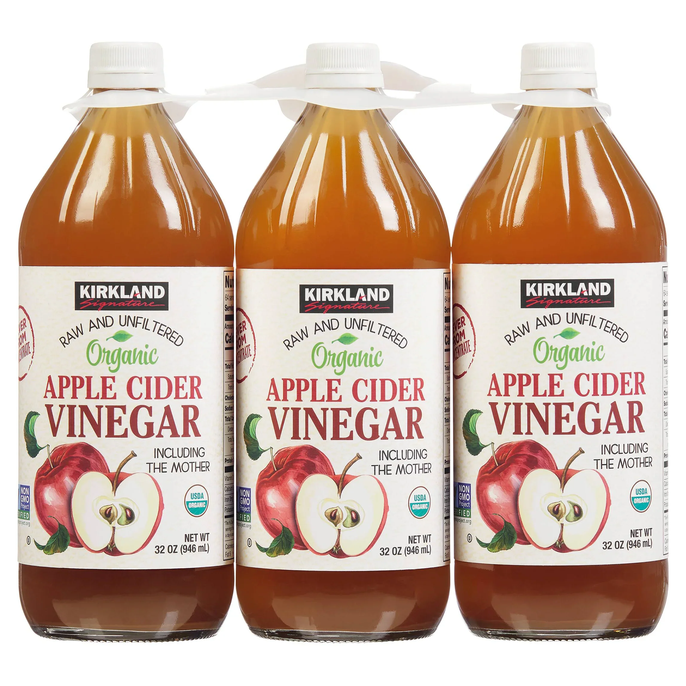 Organic Apple Cider Vinegar, 32 fl oz, 3 ct