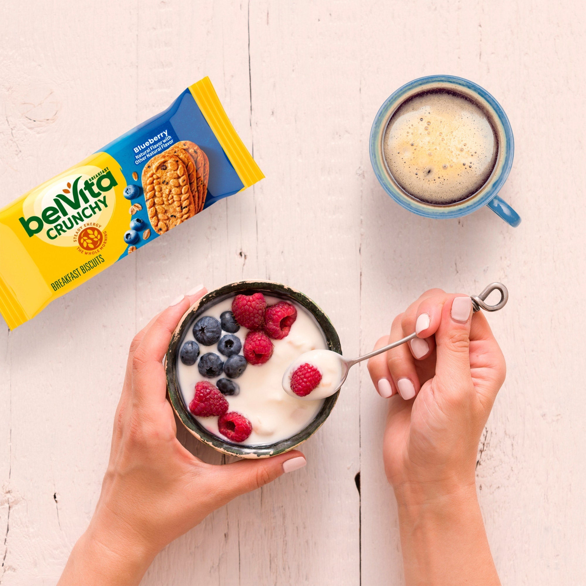 belVita Breakfast Biscuits, Blueberry, 1.76 oz, 30 ct