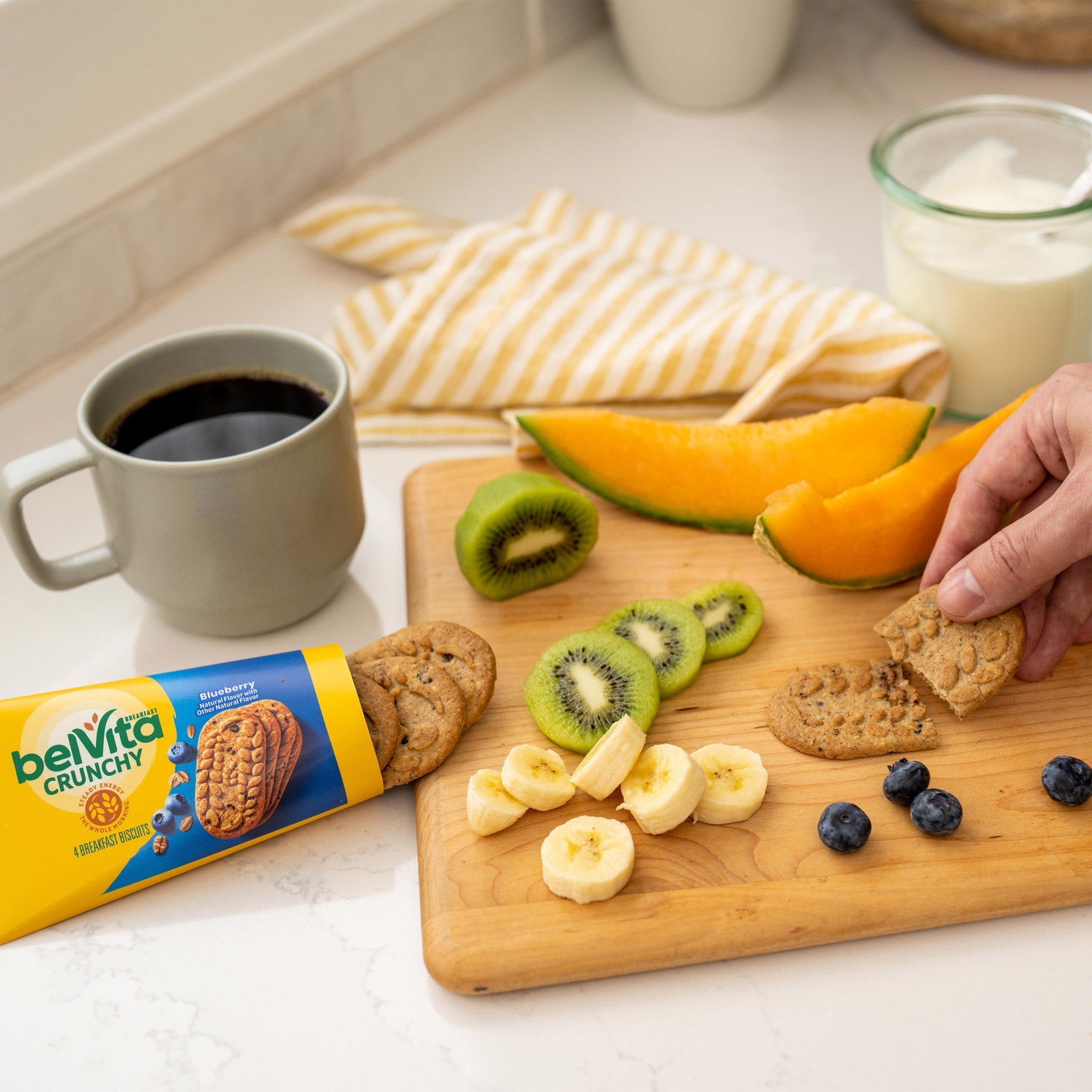 belVita Breakfast Biscuits, Blueberry, 1.76 oz, 30 ct