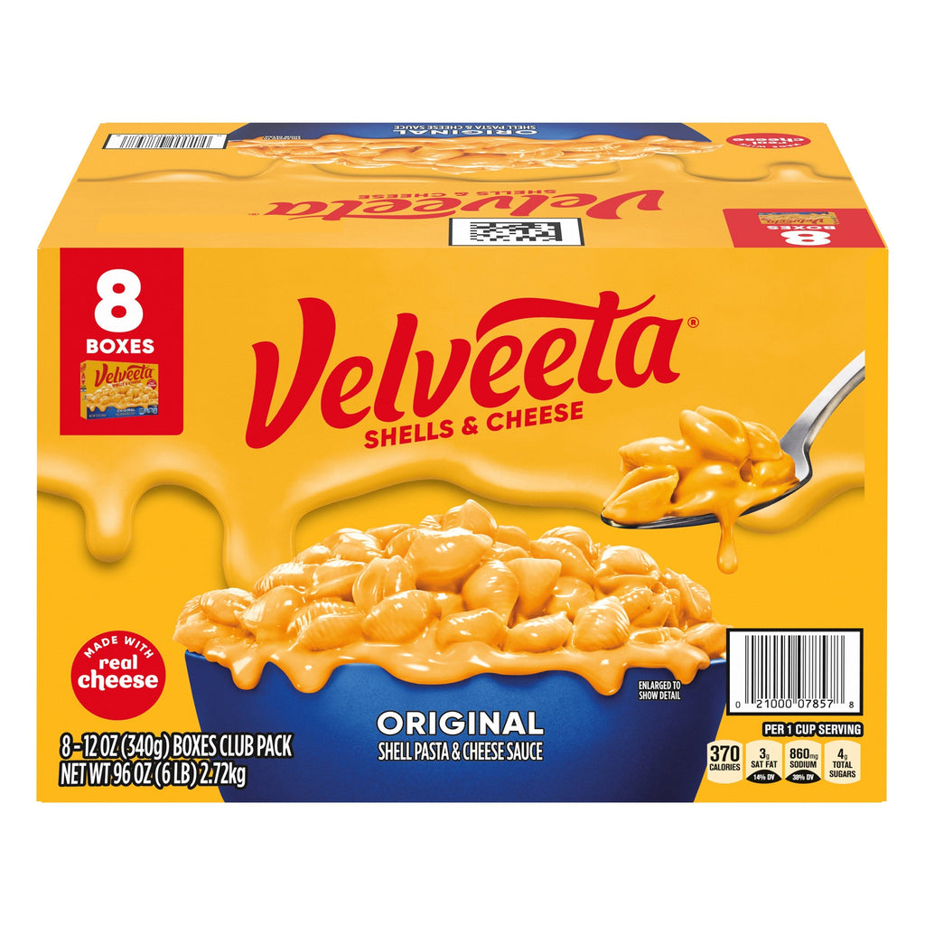 Velveeta Shells & Cheese, 12 oz, 8-count