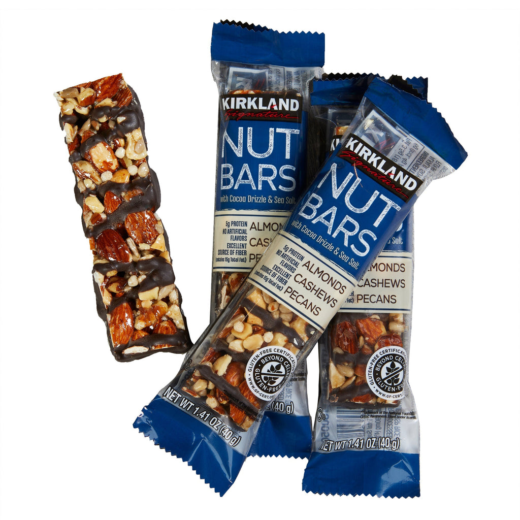 Nut Bars with Cocoa Drizzle & Sea Salt, 1.41 oz, 30-count