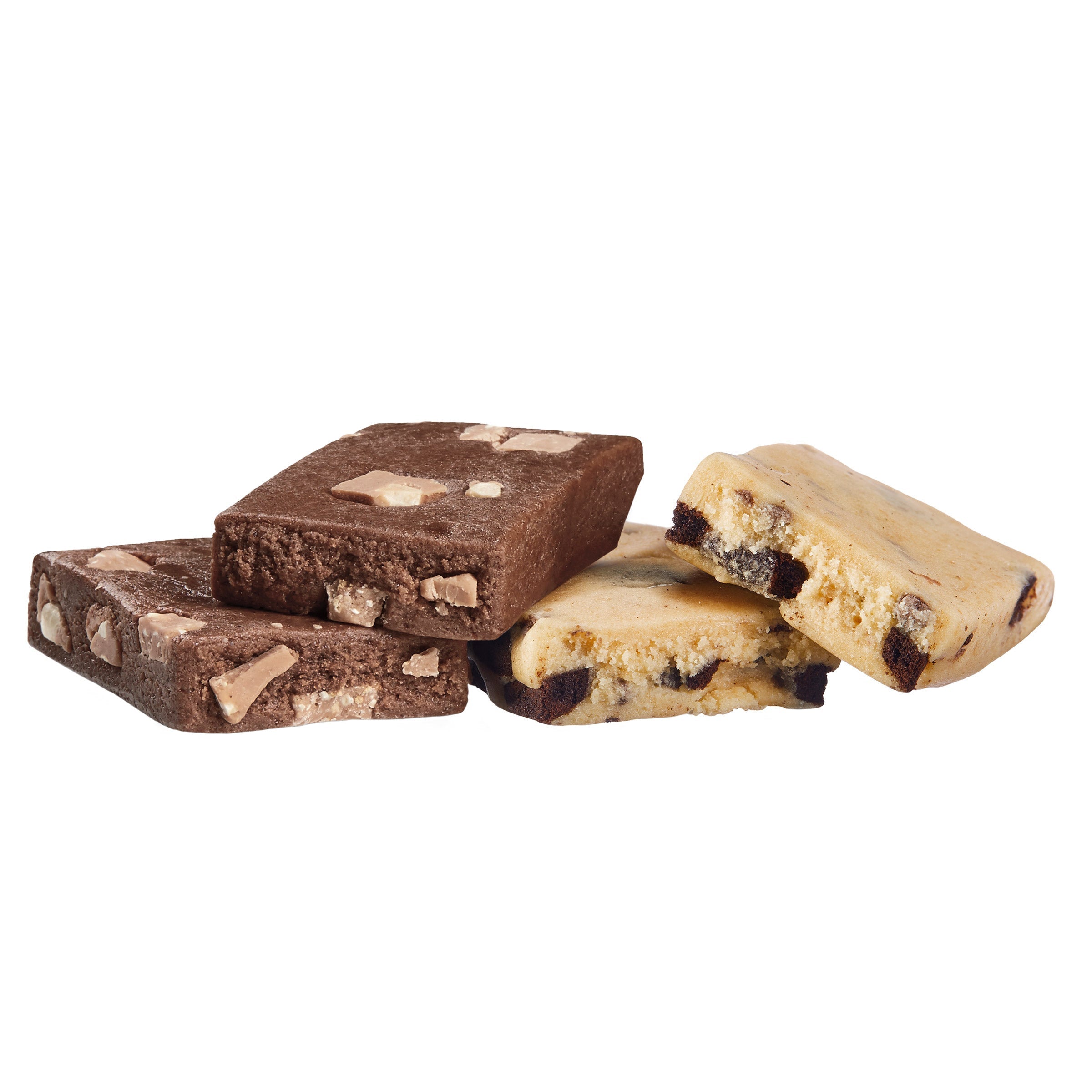 Protein Bars, Chocolaty Peanut Butter Chunk & Cookies & Cream, Variety Pack, 2.12 oz, 20-count
