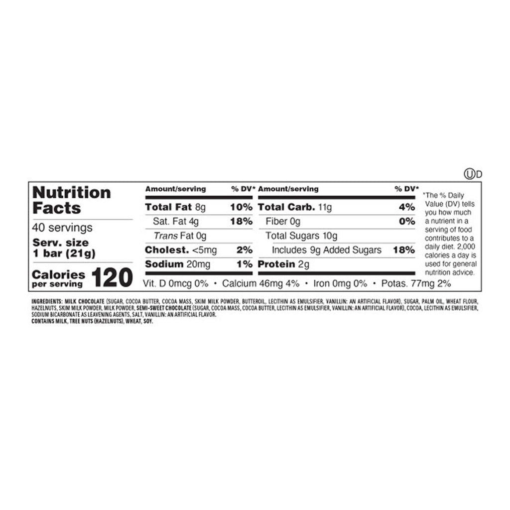 Kinder Bueno Chocolate and Hazelnut Chocolate Bars, 2 Bars, 1.5 oz, 20 Pack