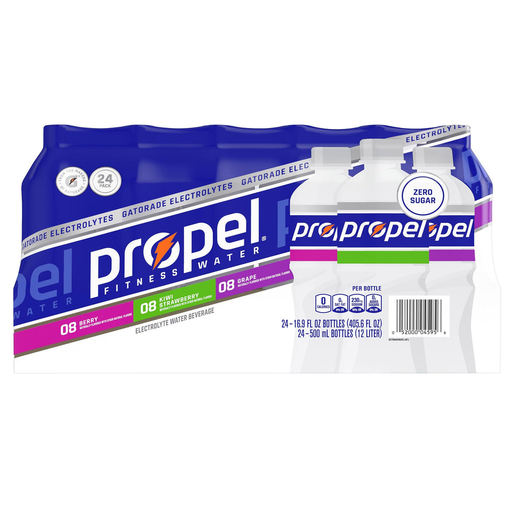 Propel Fitness Water Variety Pack, 16.9 fl oz, 24-count