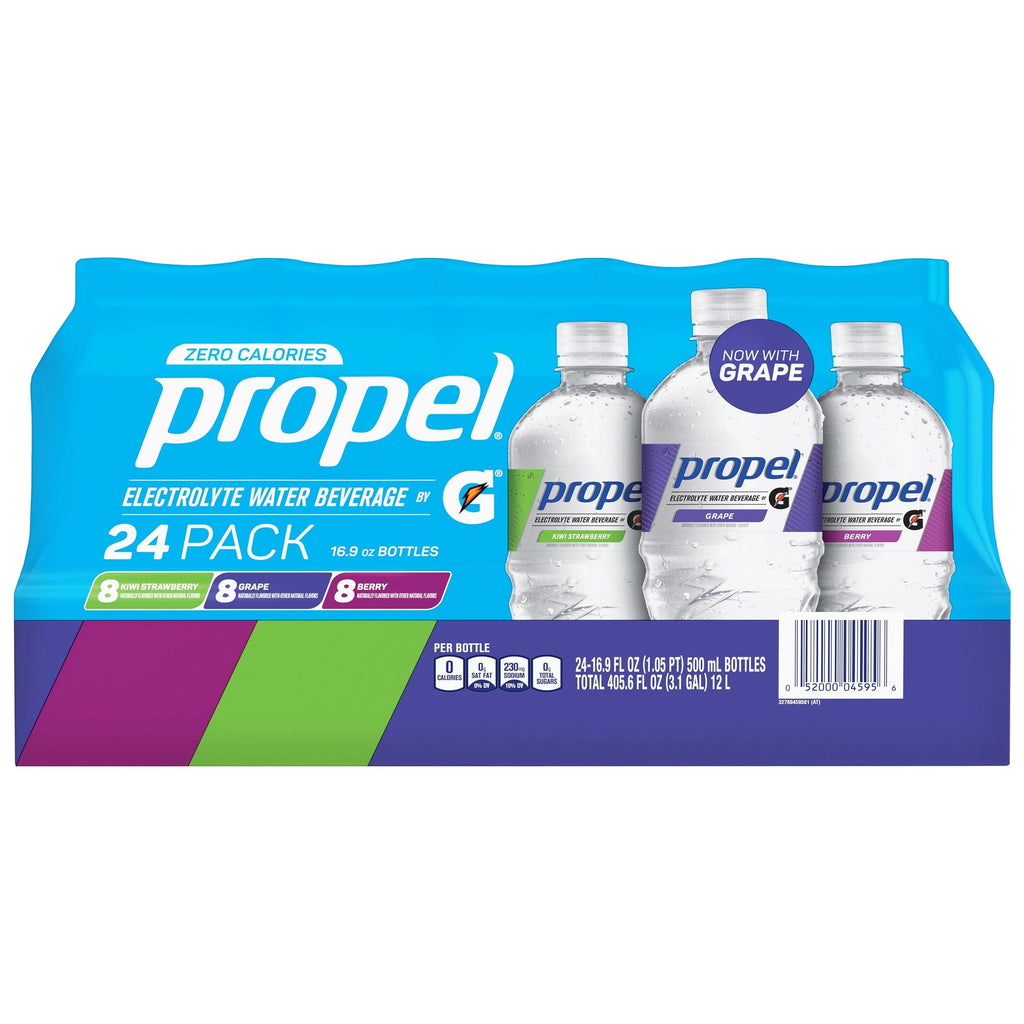 Propel Fitness Water Variety Pack, 16.9 fl oz, 24-count
