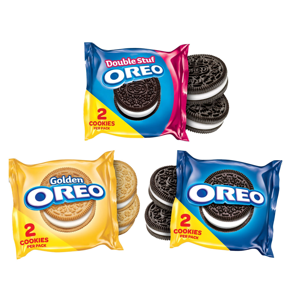 OREO Sandwich Cookies, Variety Pack, 60-count