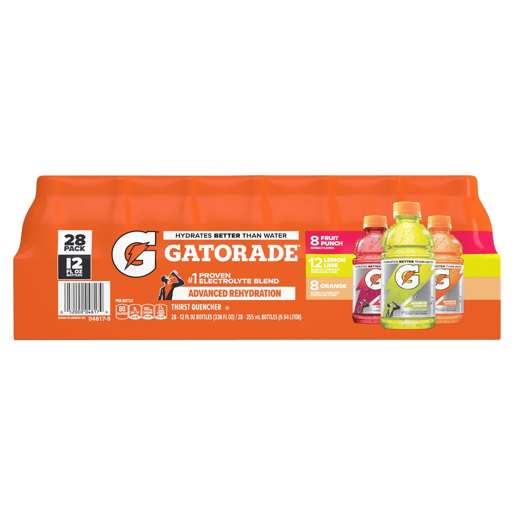 Gatorade Thirst Quencher, Core Variety Pack, 12 fl oz, 28-count