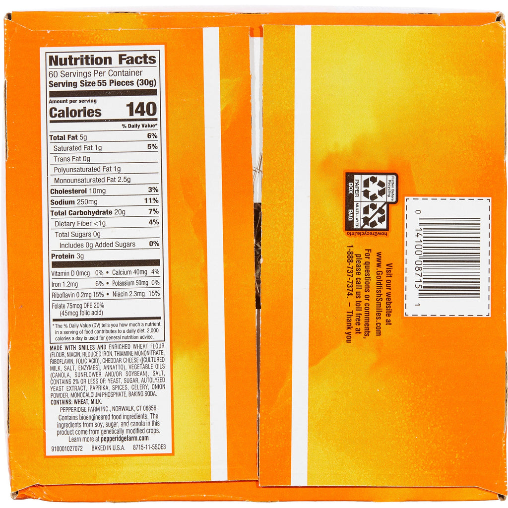Goldfish Baked Snack Crackers, Cheddar, 66 oz