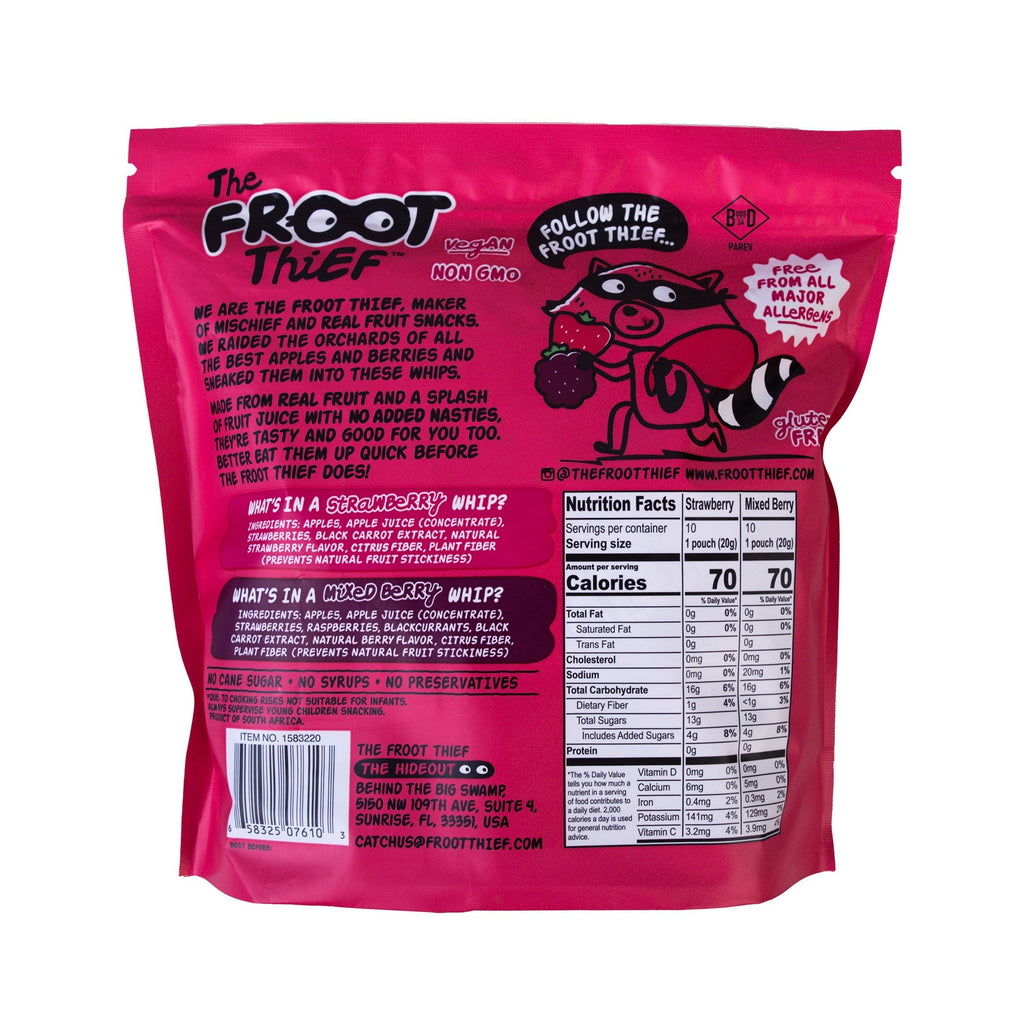 The Froot Thief Real Fruit Whips, 0.7 oz, 20-count