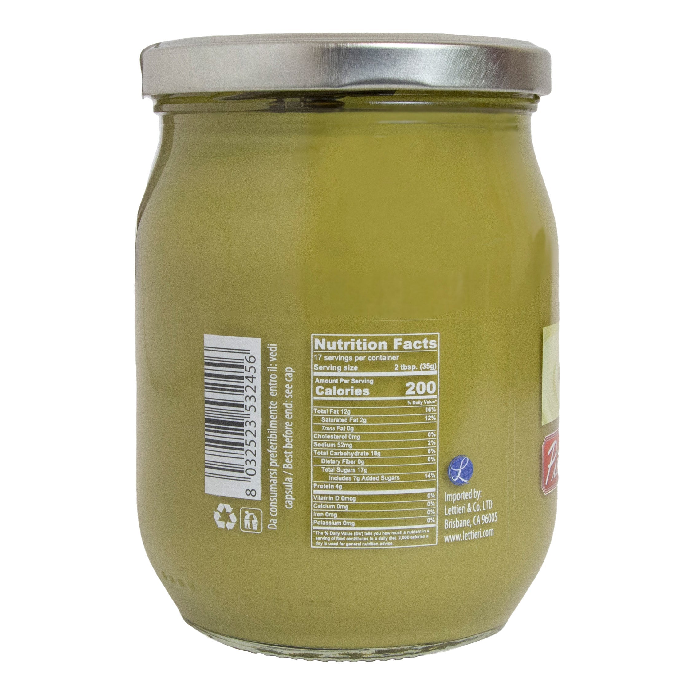 Pisti Spreadable Pistachio Cream, 21.2 oz