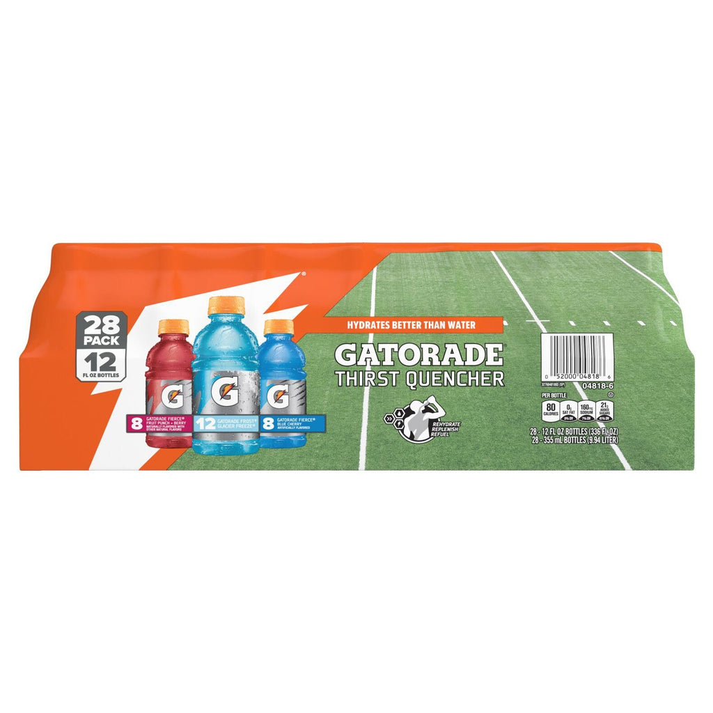 Gatorade Thirst Quencher, Turf Variety Pack, 12 fl oz, 28-count