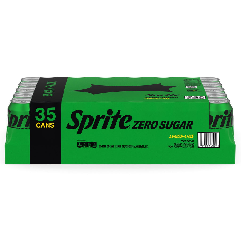 Sprite Zero Sugar, Lemon-Lime, 12 fl oz, 35 ct