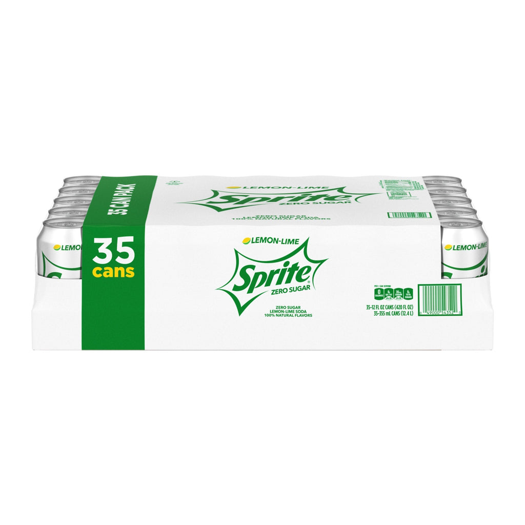 Sprite Zero Sugar, Lemon-Lime, 12 fl oz, 35 ct