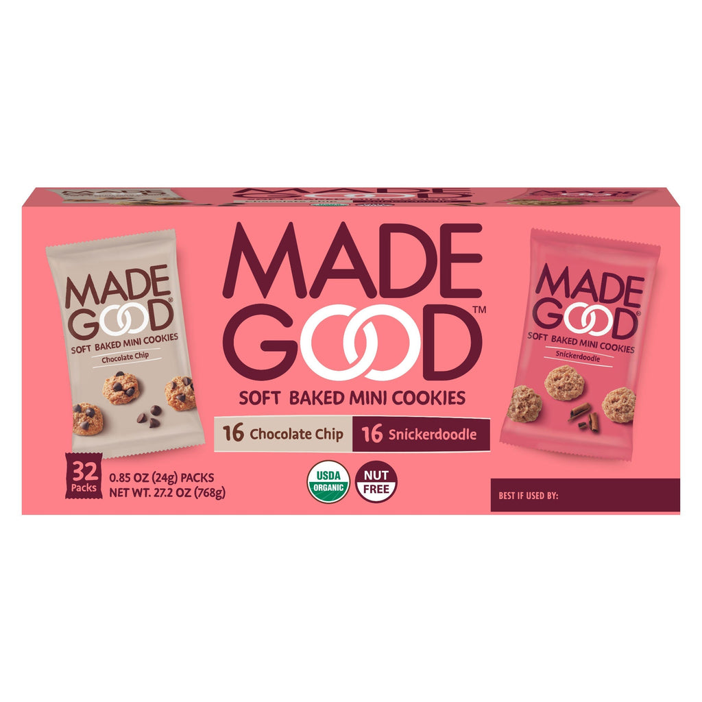 Made Good Mini Cookies Variety pack, 32-count