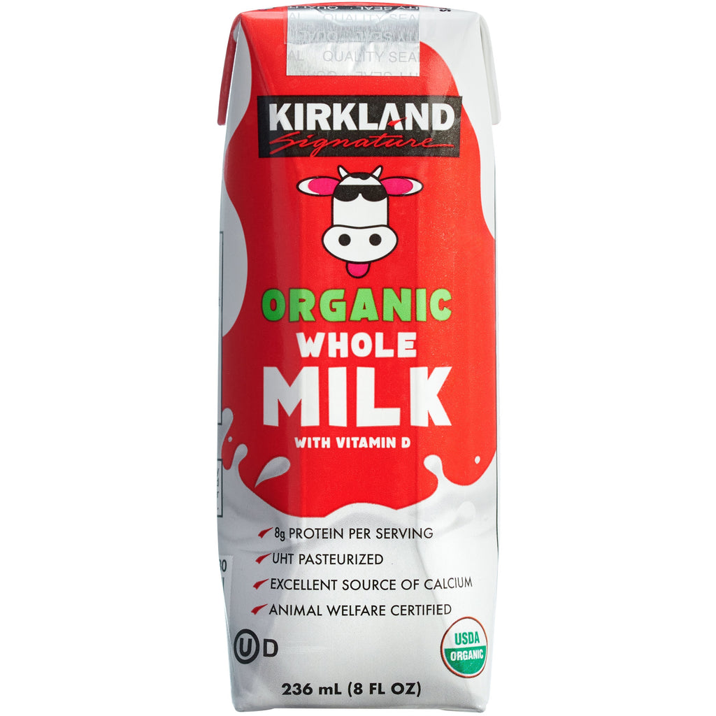 Organic Whole Milk, 8 fl oz, 18-count