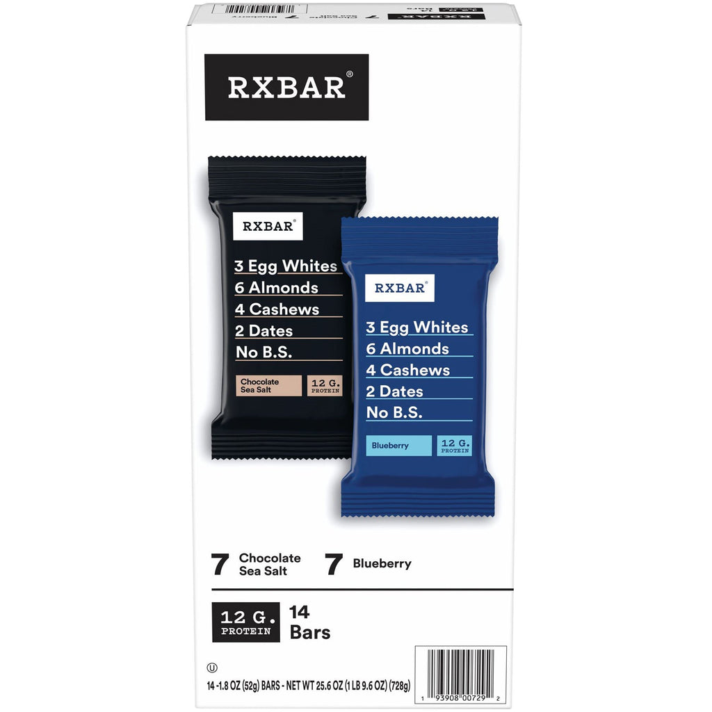 RXBAR Protein Bars, Variety Pack, 14-count