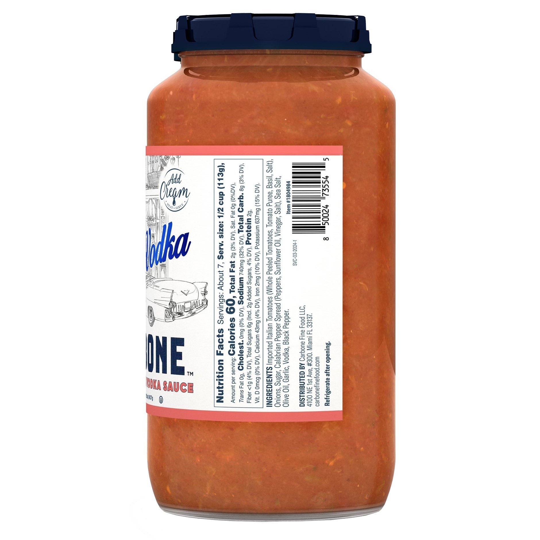 Carbone Spicy Vodka Sauce, 32 oz, 2-count