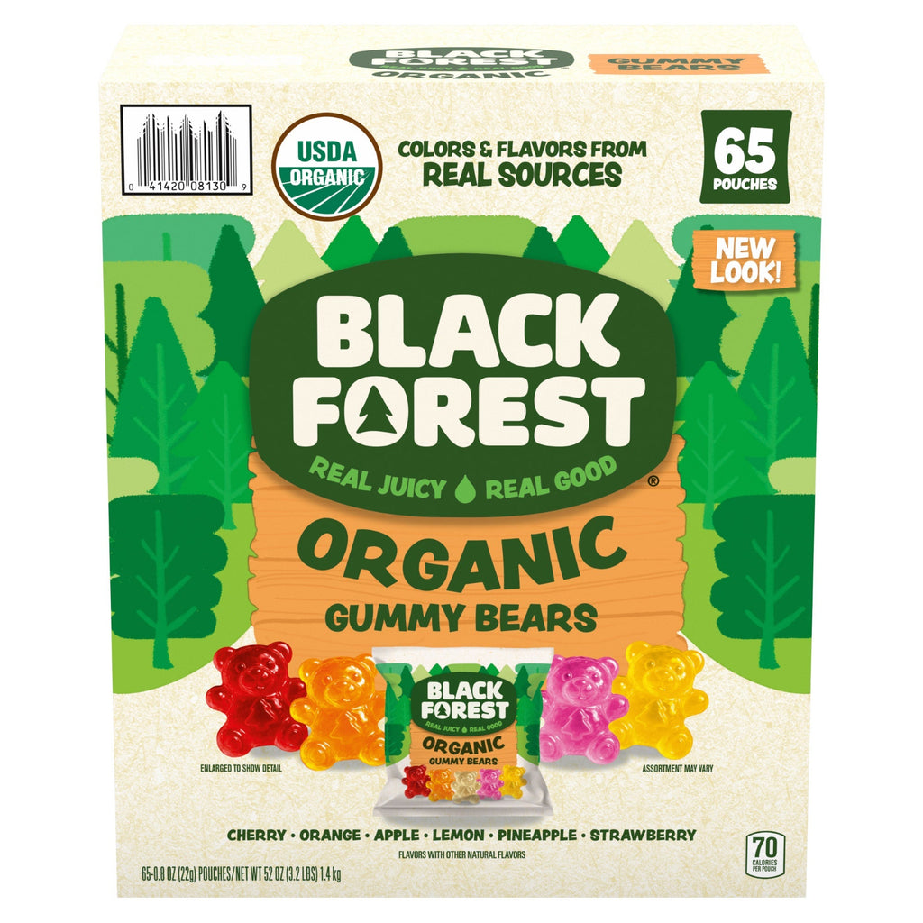 Black Forest Organic Gummy Bears, 0.8 oz, 65 ct