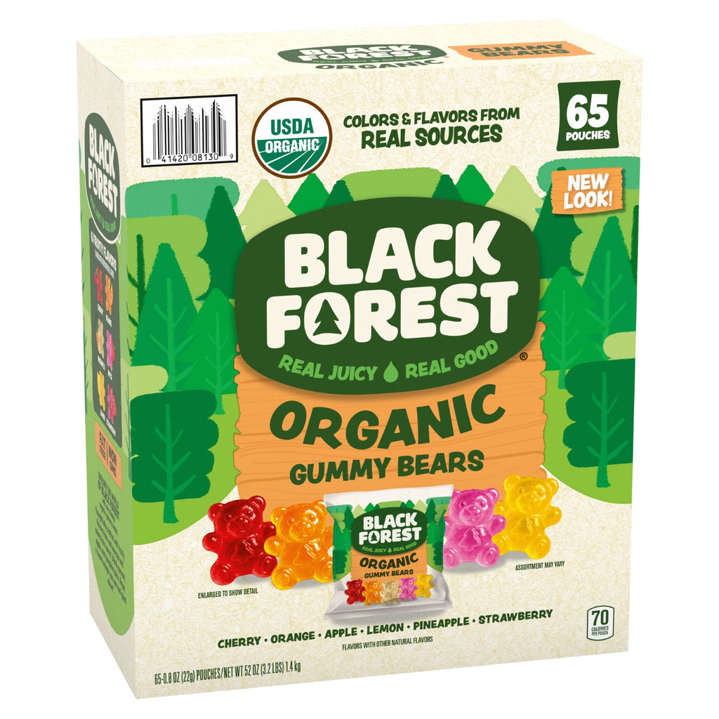 Black Forest Organic Gummy Bears, 0.8 oz, 65 ct
