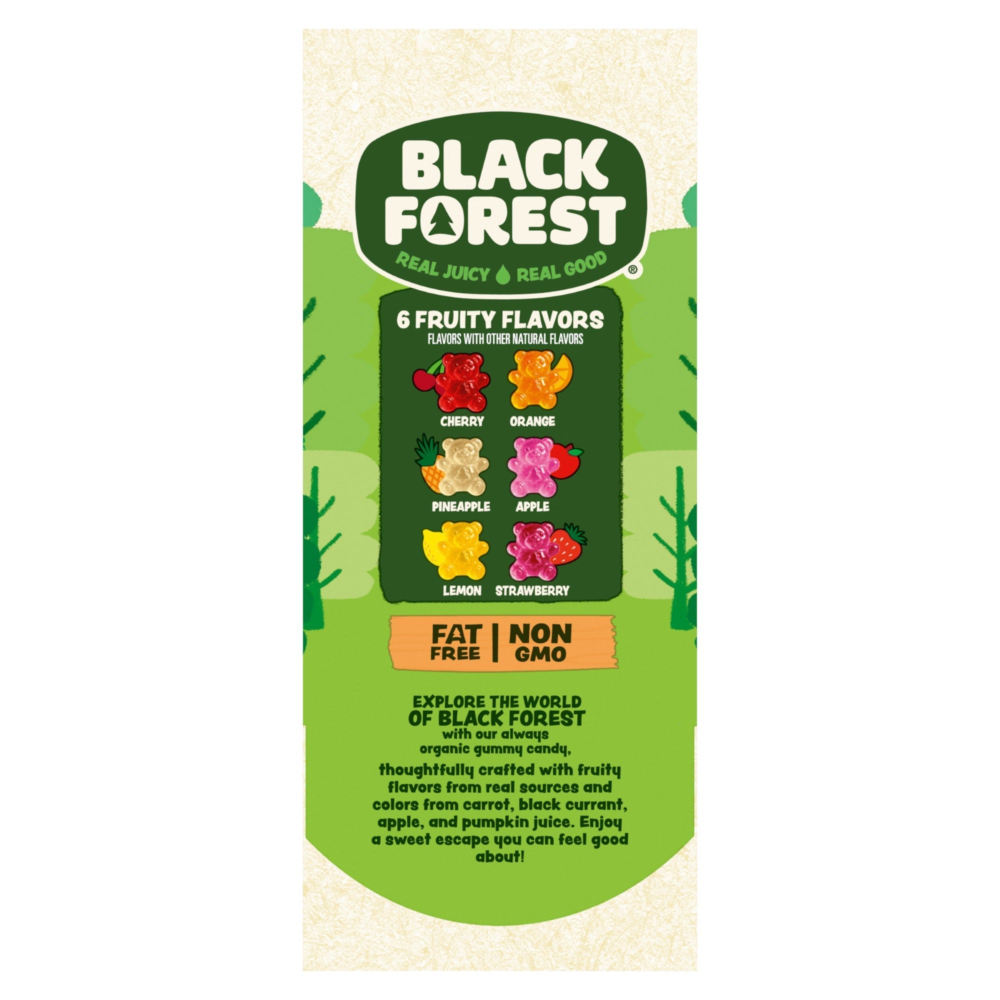 Black Forest Organic Gummy Bears, 0.8 oz, 65 ct
