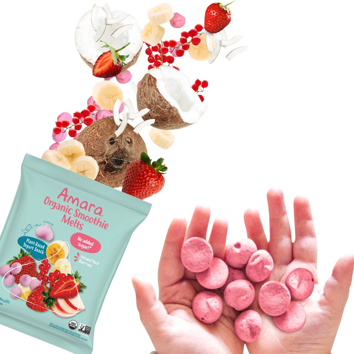 Amara Organic Smoothie Melts, .21 oz Bags, 20-count