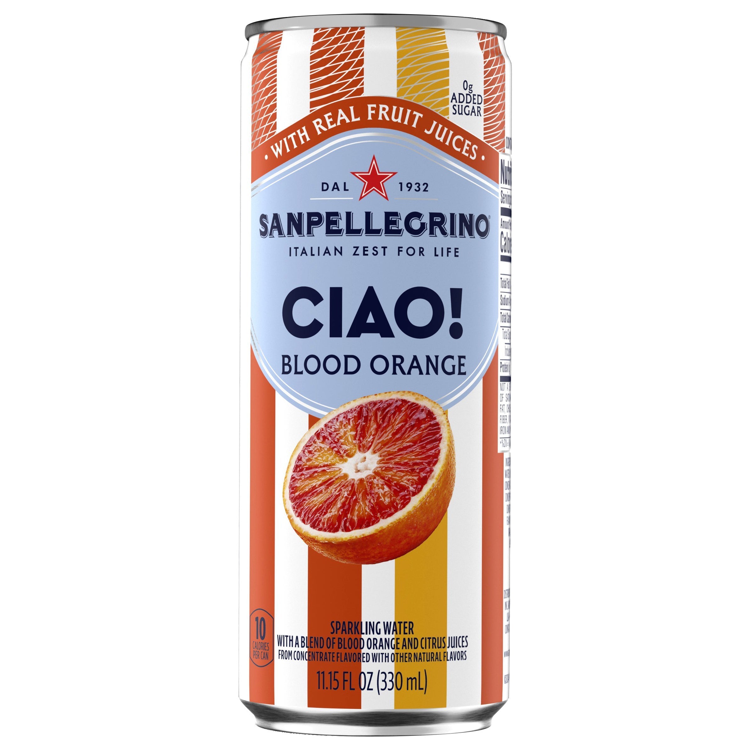 San Pellegrino Ciao! Sparkling Water, Variety Pack, 11.15 fl oz, 24-count