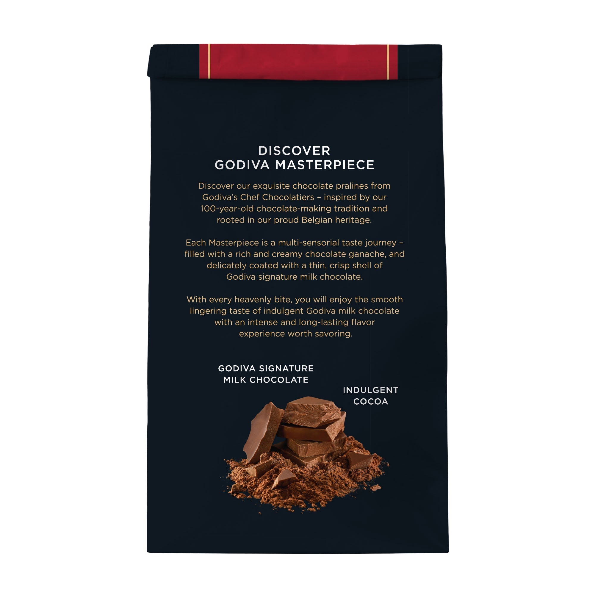 Godiva Ganache Masterpiece Milk Chocolate, 15.1 oz