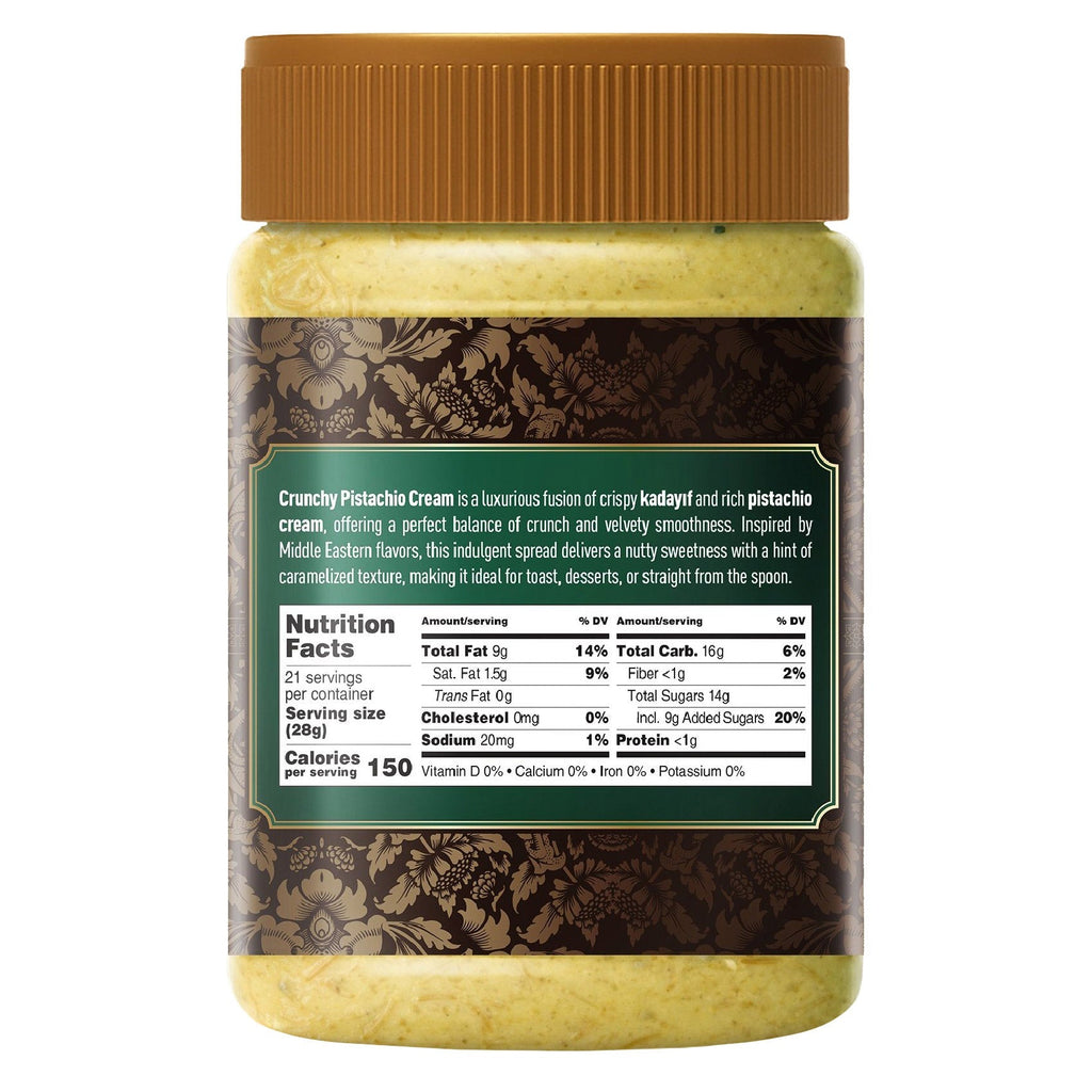 Nutty & Fruity Crunchy Pistachio Cream, 21 oz