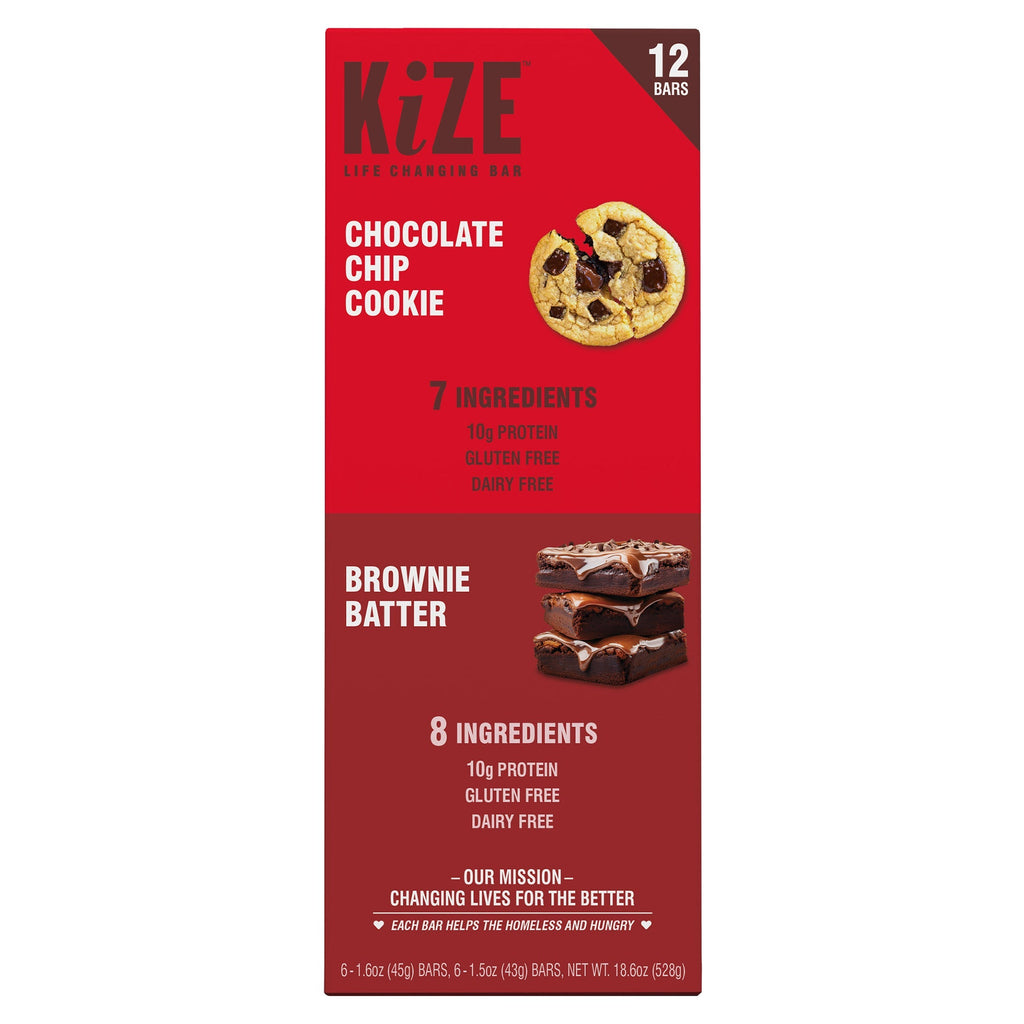 Kize Life Changing Bars, Variety Pack, 12-count
