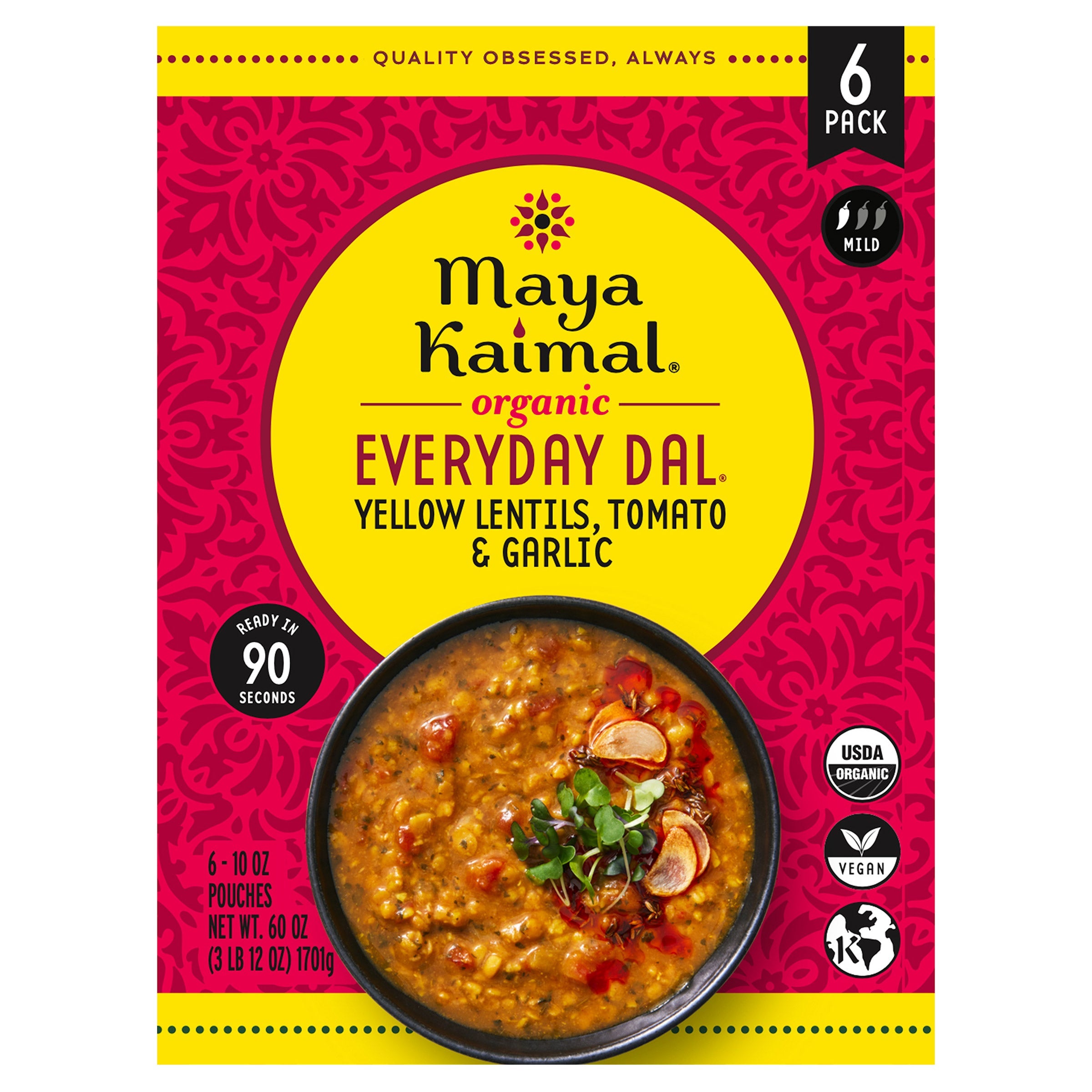 Maya Kaimal Organic Everyday Dal 6/10 oz