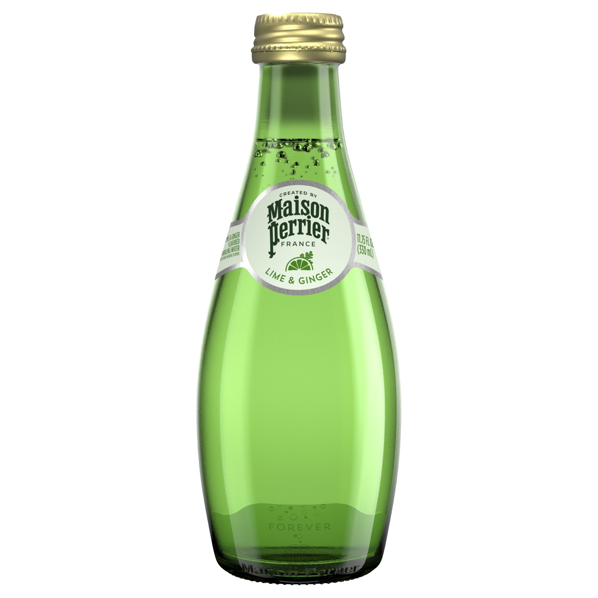 Maison Perrier Lime & Ginger Sparkling Water, 11.15 fl oz, 24-count