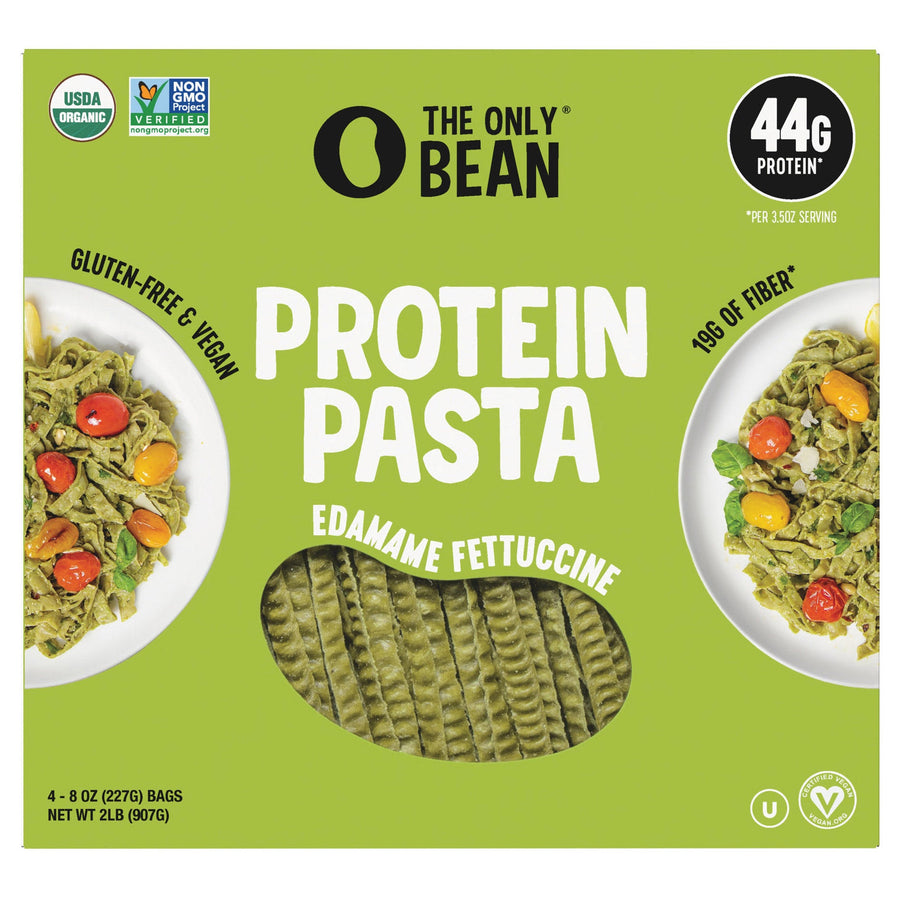 The Only Bean Edamame Fettuccine, 4-Pack 8 oz