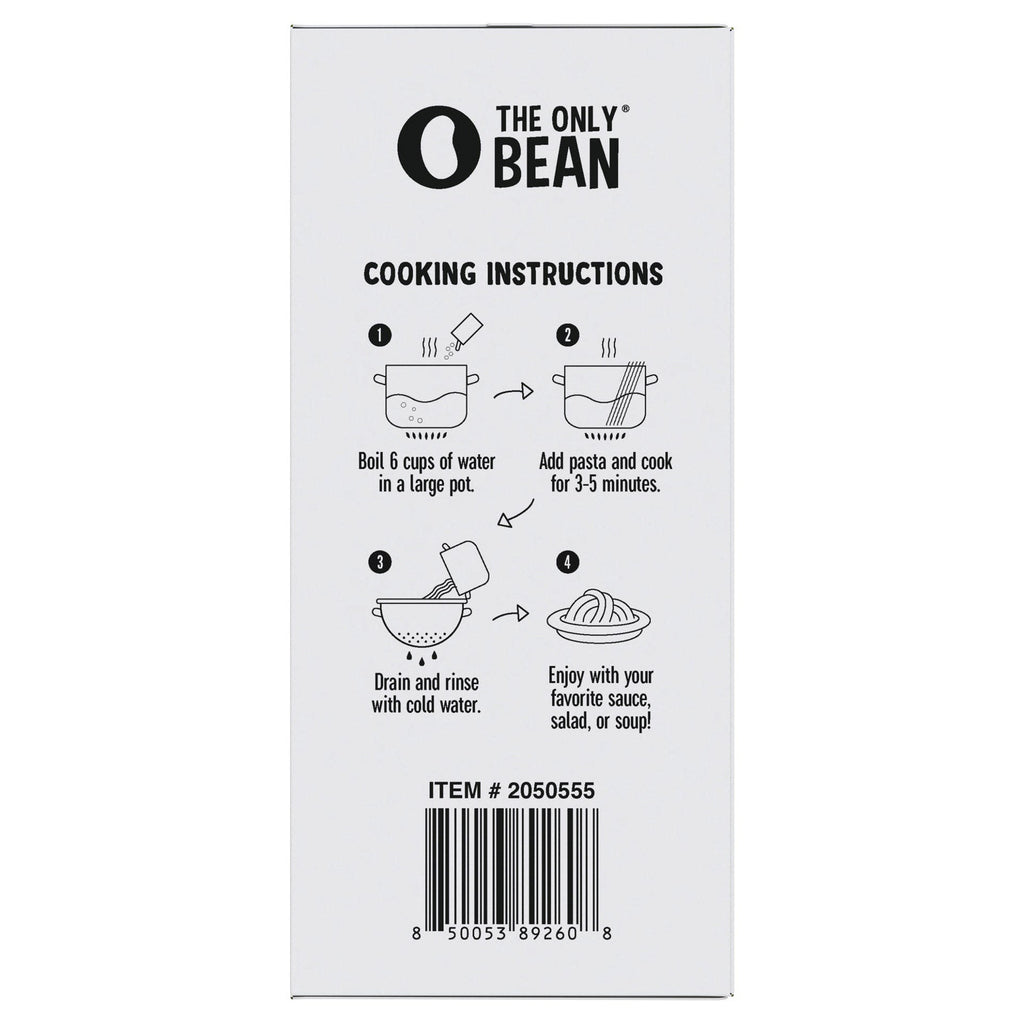 The Only Bean Edamame Fettuccine, 4-Pack 8 oz