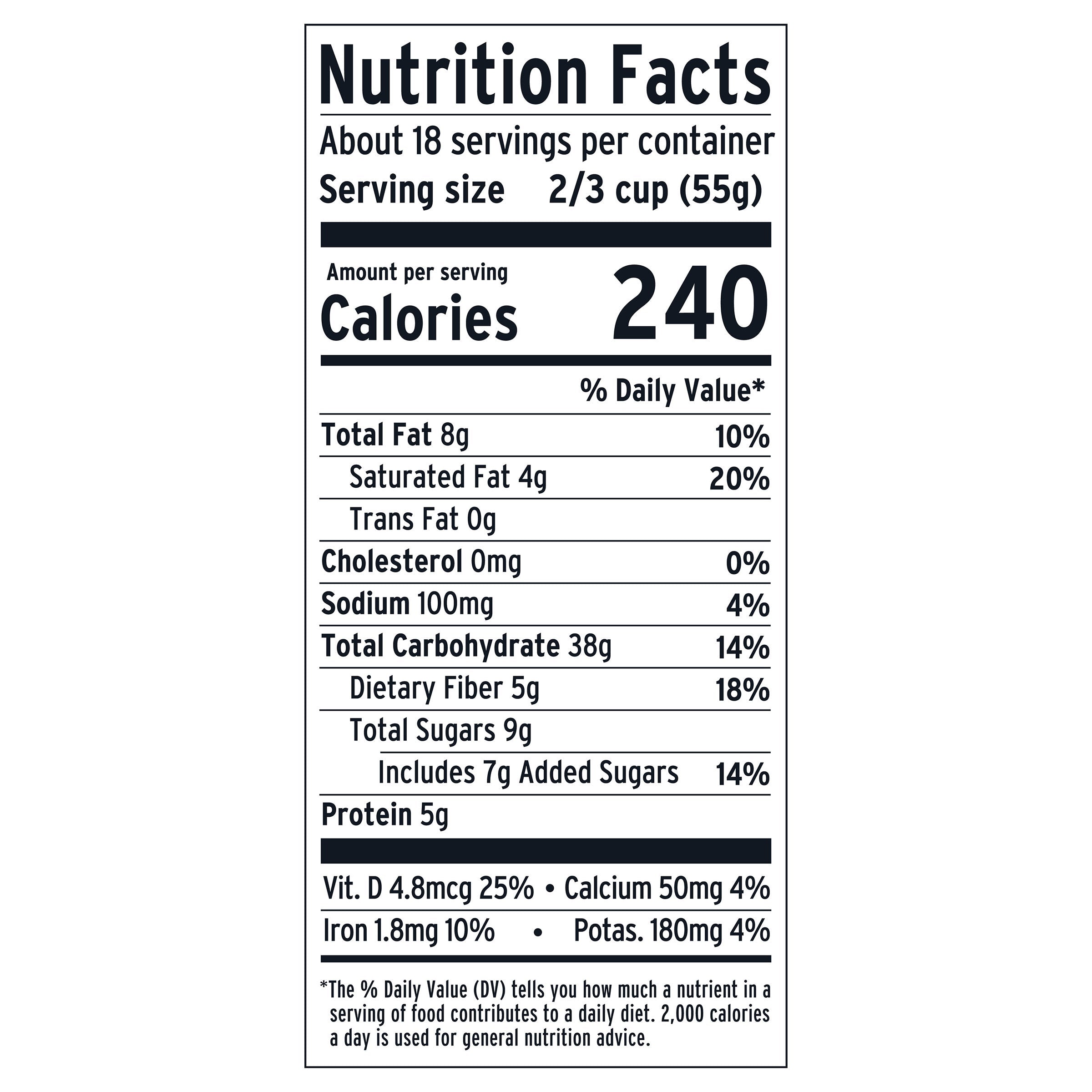 Purely Elizabeth Vanilla Blueberry Almond Superfood Cereal 34 oz