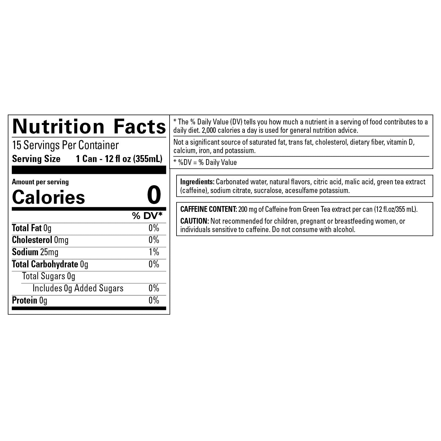 Joyburst Energy Drink, Variety Pack, 12 fl oz, 15-count