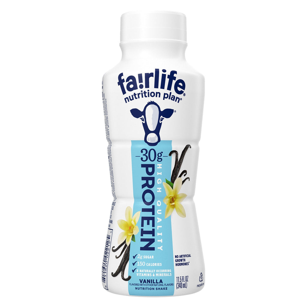 Fairlife Nutrition Plan, 30g Protein Shake, Vanilla, 11.5 fl oz, 18-pack