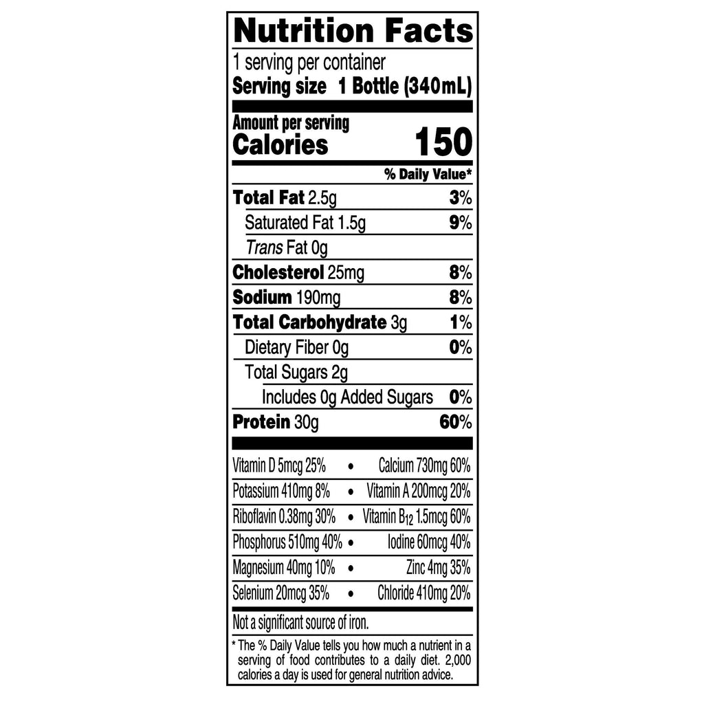 Fairlife Nutrition Plan, 30g Protein Shake, Vanilla, 11.5 fl oz, 18-pack