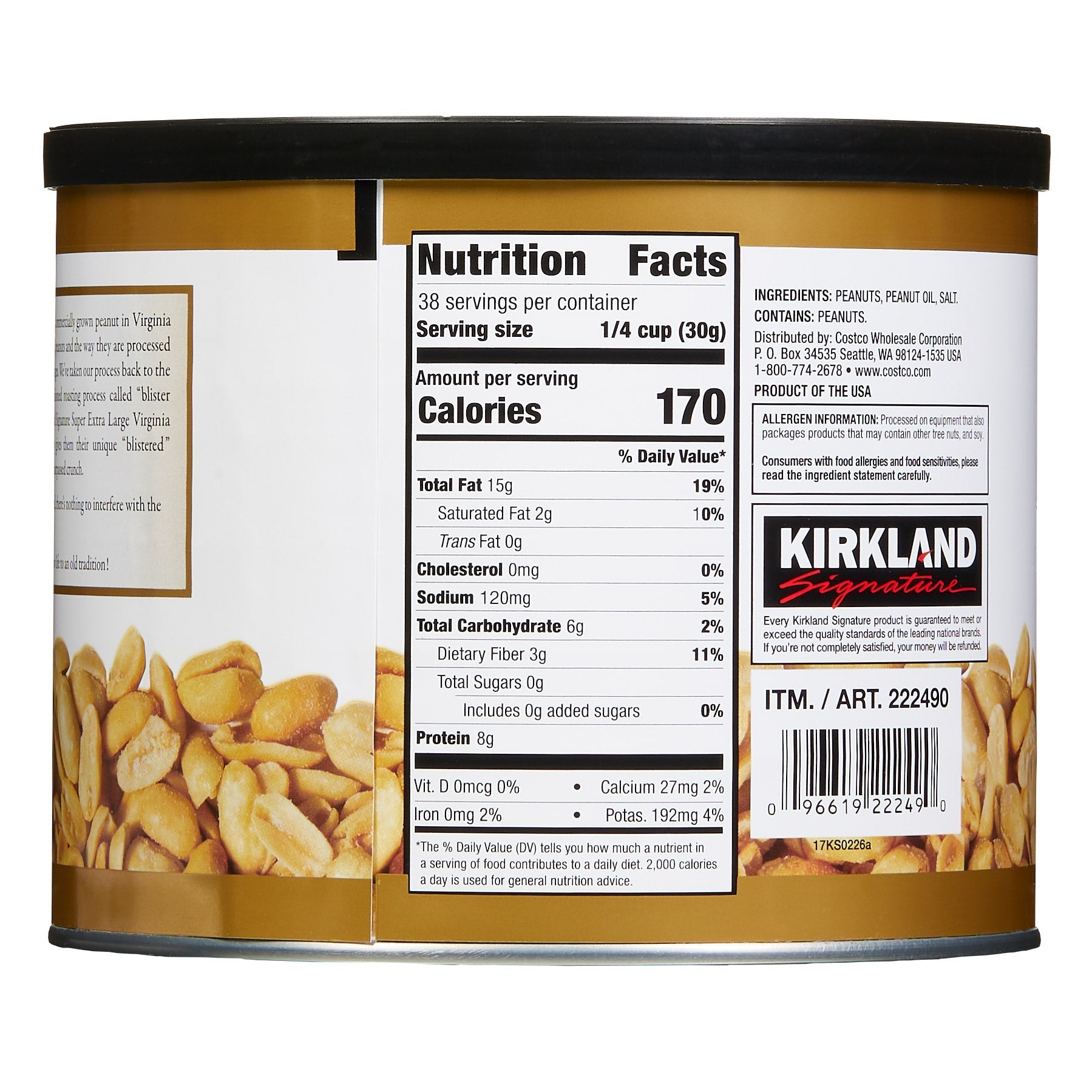 Super Extra-Large Peanuts, 2.5 lbs