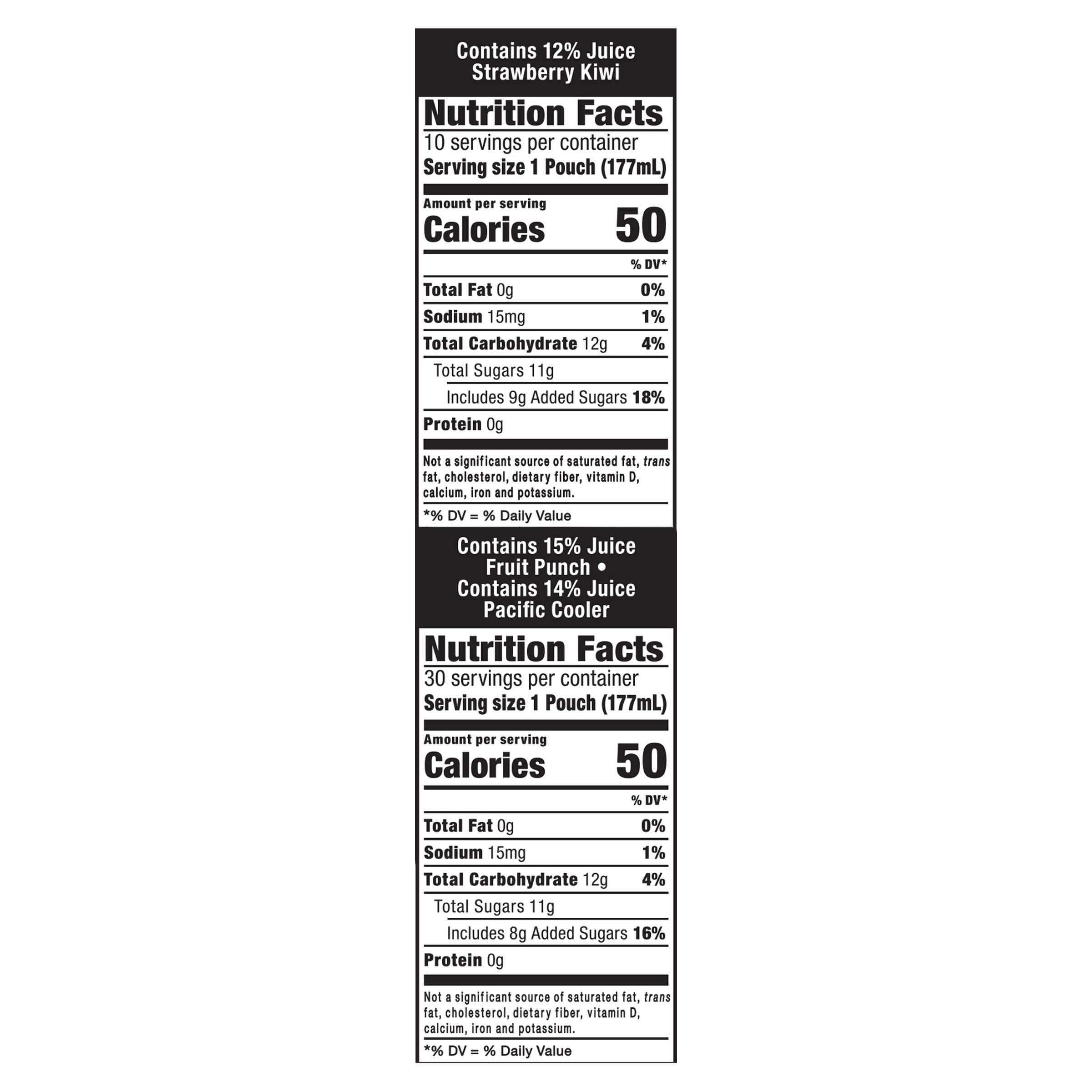 Capri Sun Flavored Juice Drink Blend, Variety Pack, 6 fl oz, 40-count