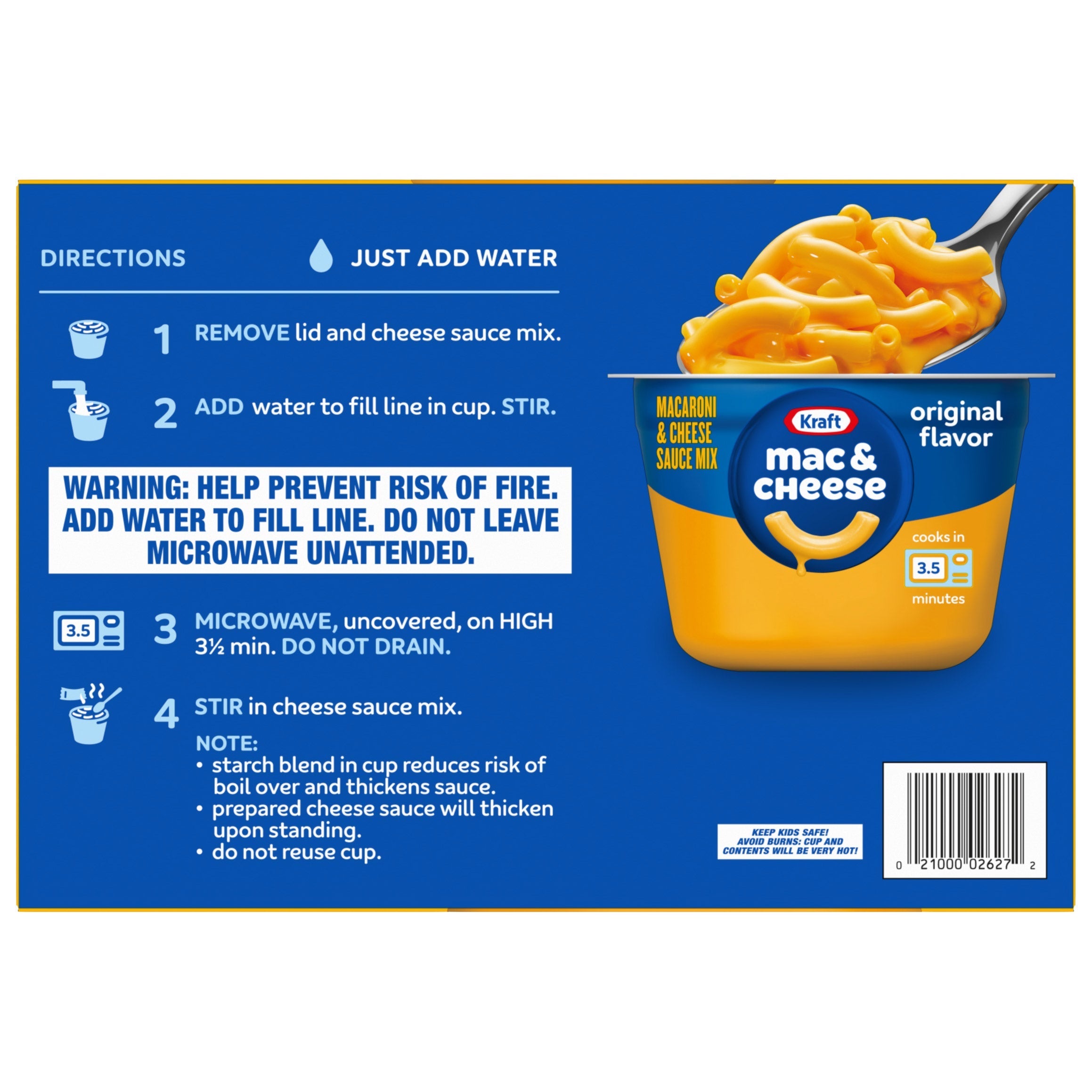Kraft, Macaroni & Cheese Dinner Cup, 2.05 oz, 12-Count