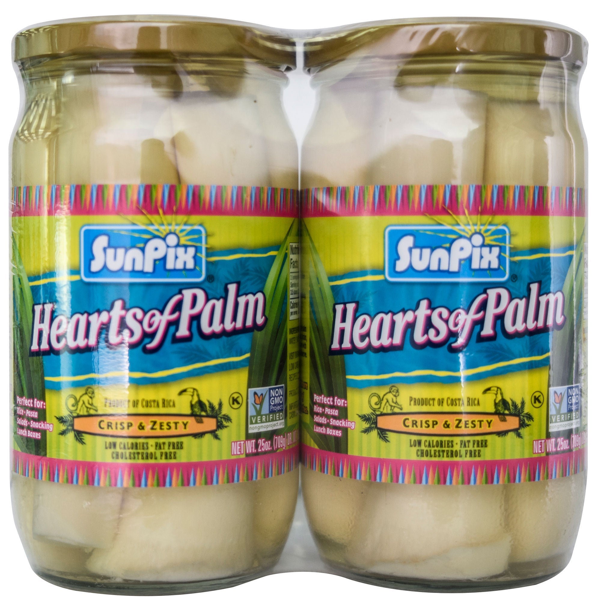 Sunpix Hearts of Palm, 25 oz, 2-count