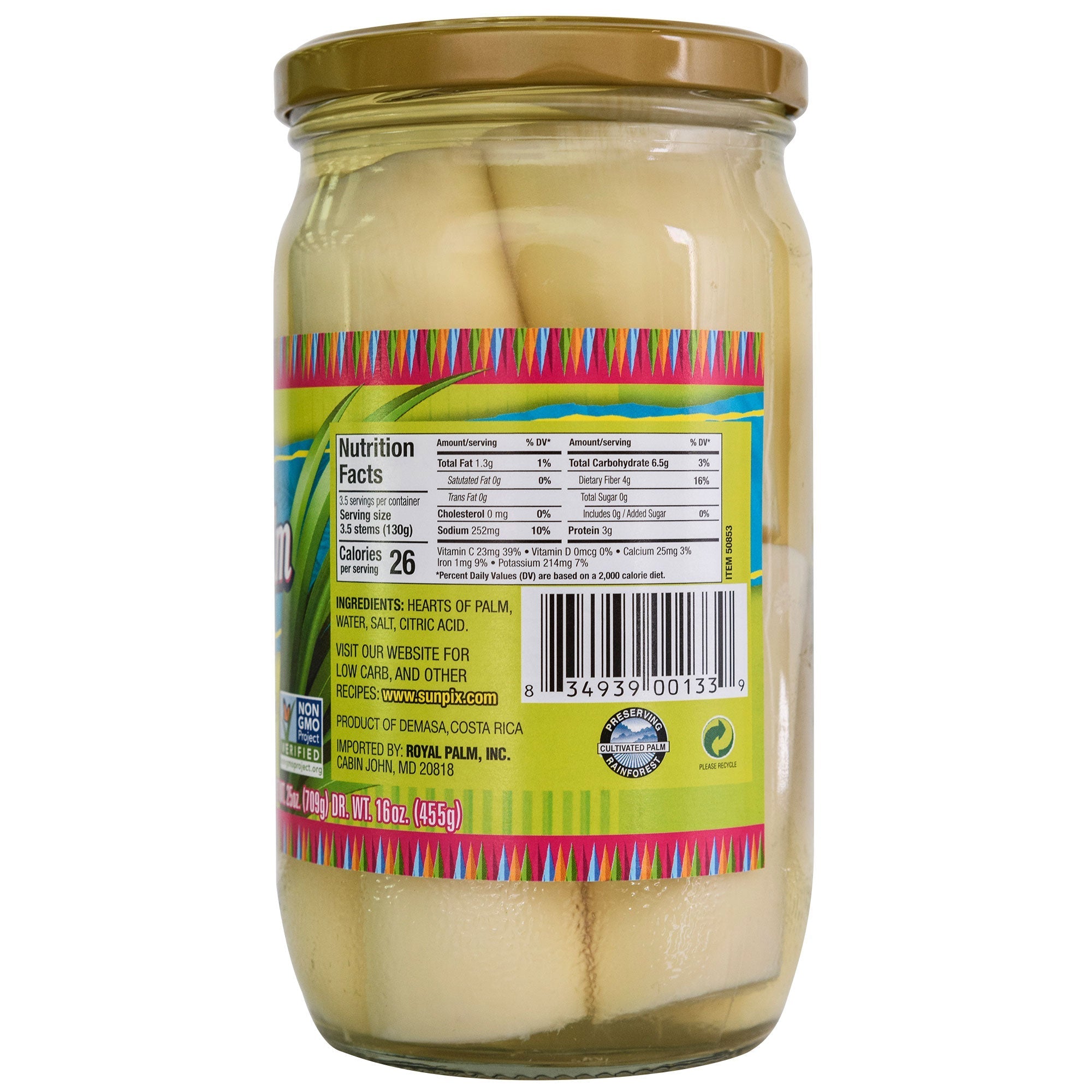 Sunpix Hearts of Palm, 25 oz, 2-count