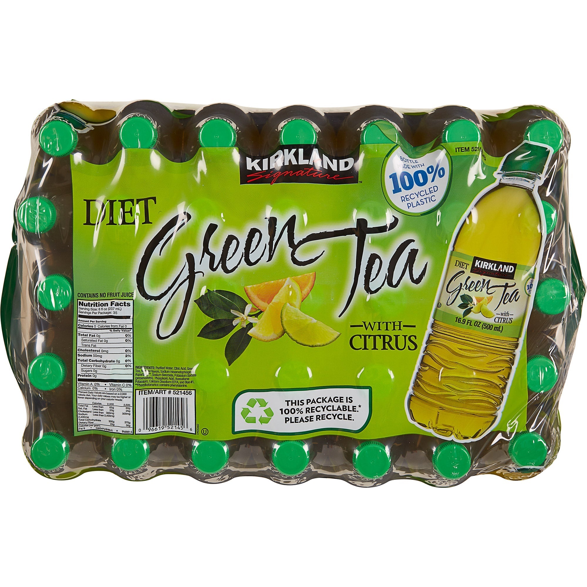 Diet Green Tea, Citrus, 16.9 fl oz, 35 ct