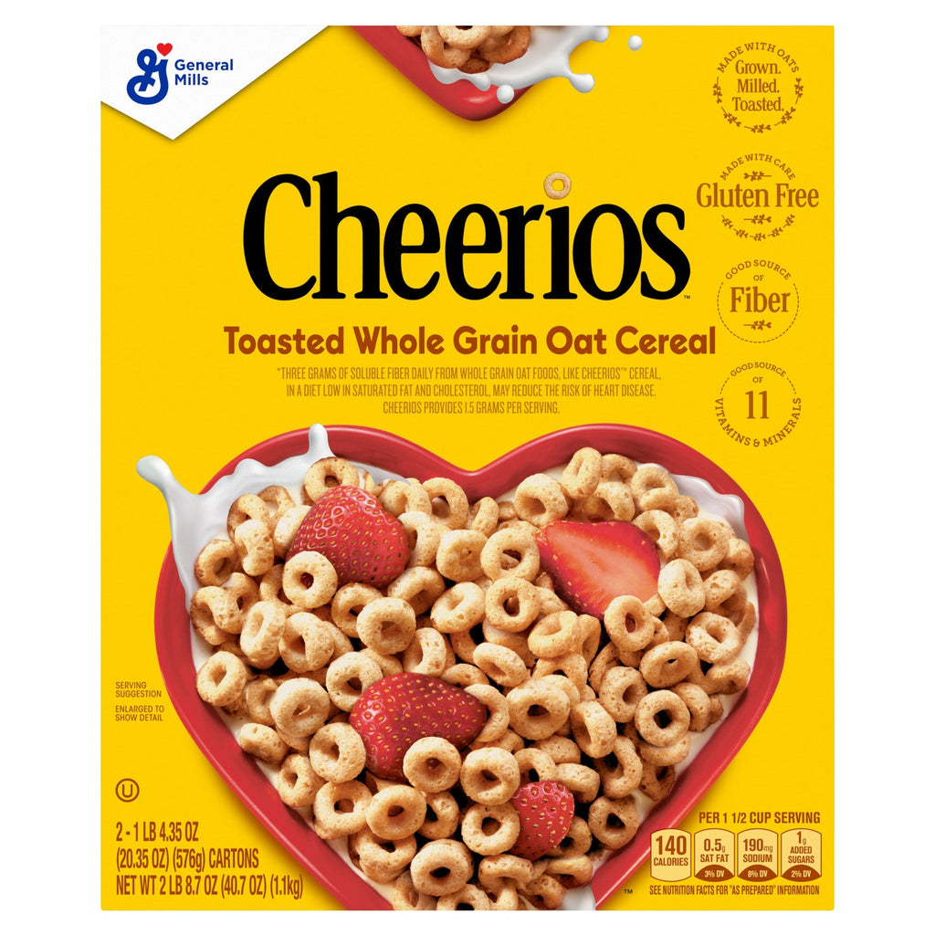 General Mills, Cheerios Cereal, 20.35 oz, 2-Count