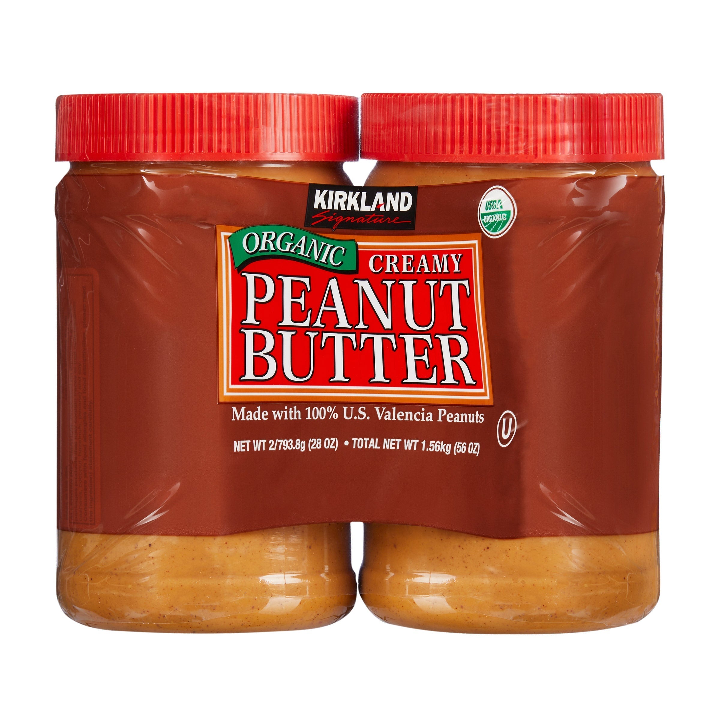 Organic Peanut Butter, 28 oz, 2-count