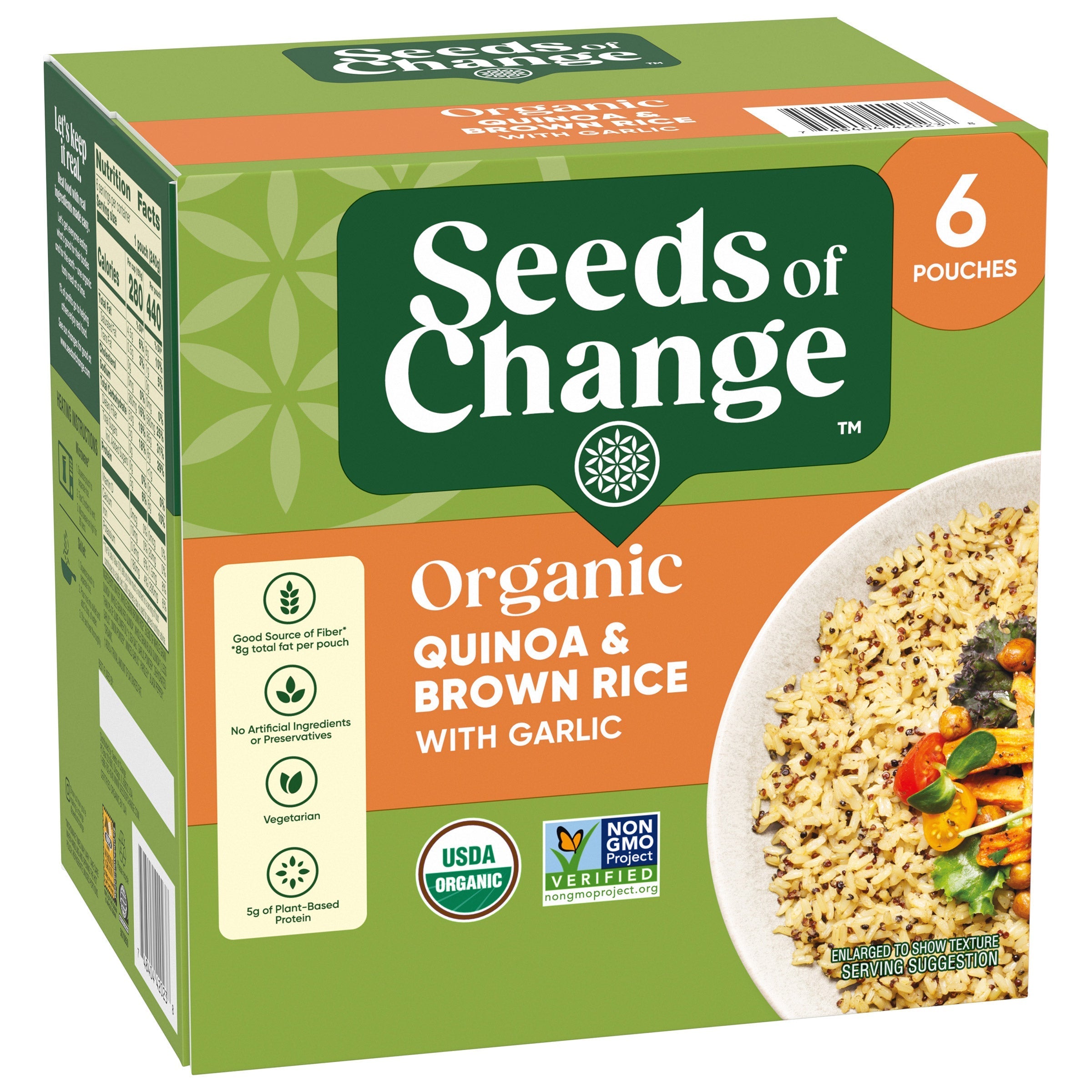 Seeds of Change Organic Quinoa and Brown Rice, 8.5 oz, 6 ct